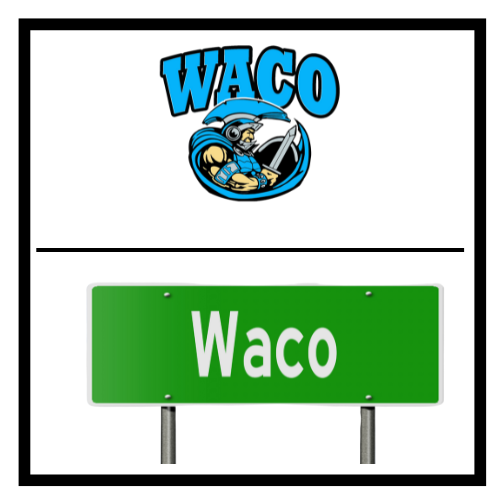 WACO or Waco spelling of two different  nouns